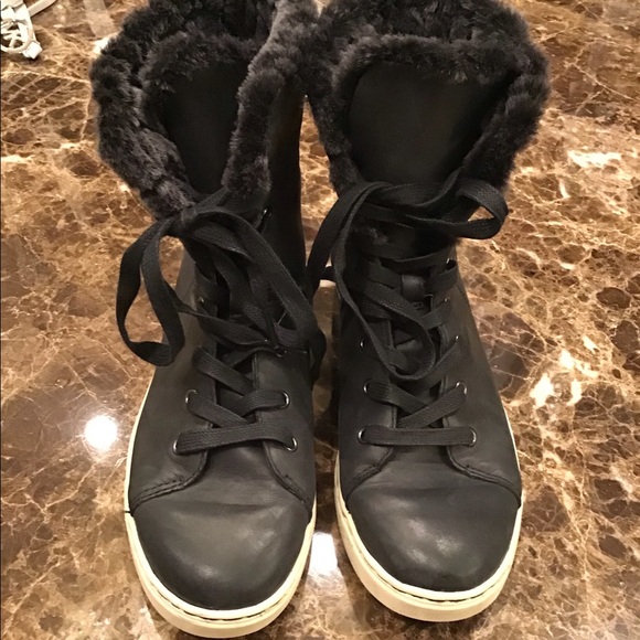 ugg fur lined sneakers